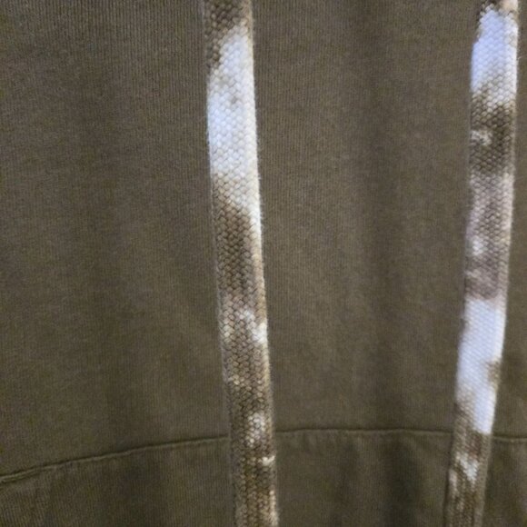 Pact Army Green Pullover Sustainable Organic Cotton Hoodie Size L - Picture 3 of 6